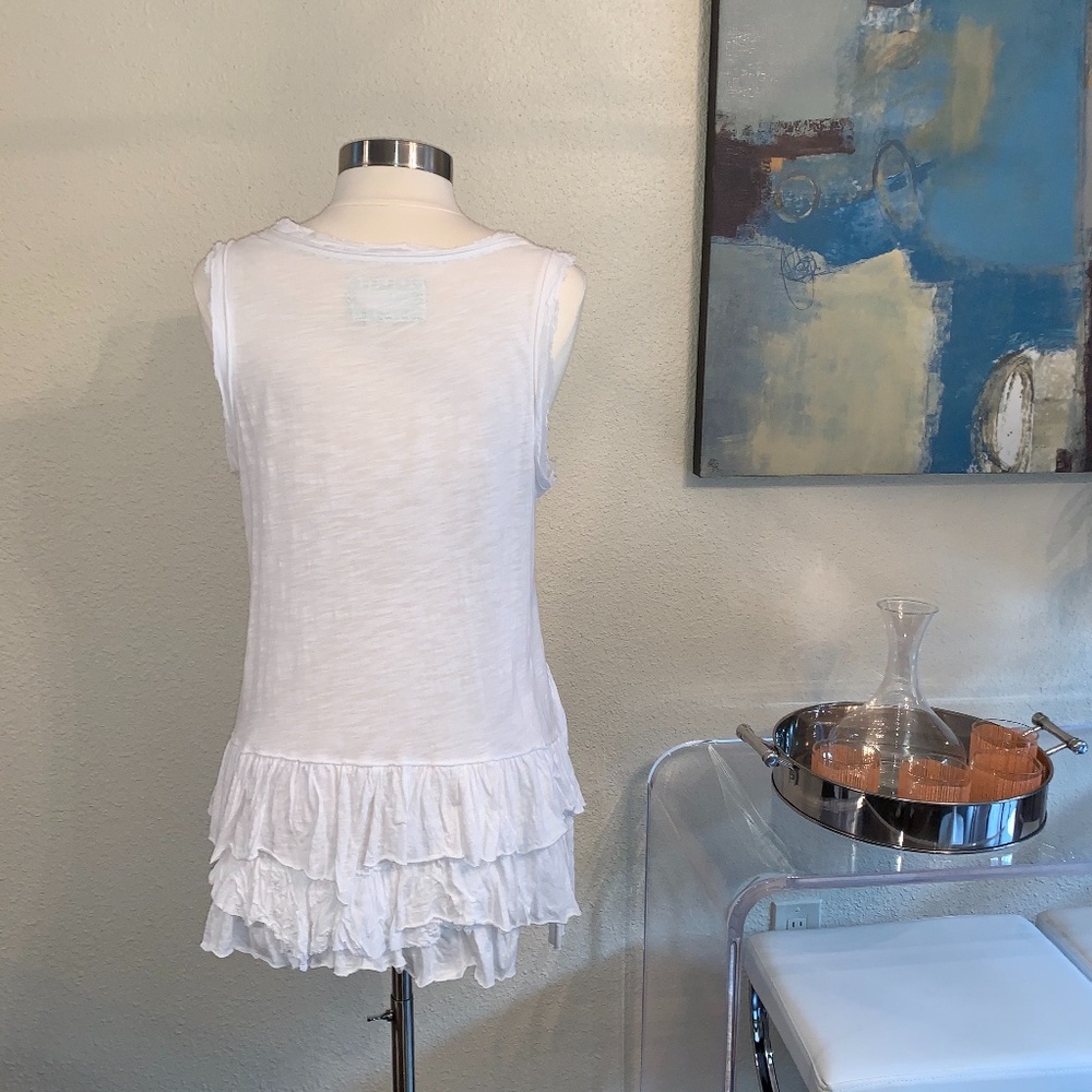Anthropologie Meadow Rue White Petticoat Tank - Picture 6 of 15